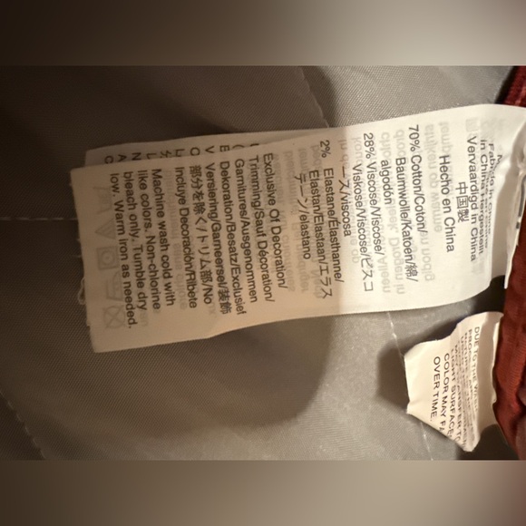 Madewell Burgundy Corduroy Pants - Picture 9 of 9